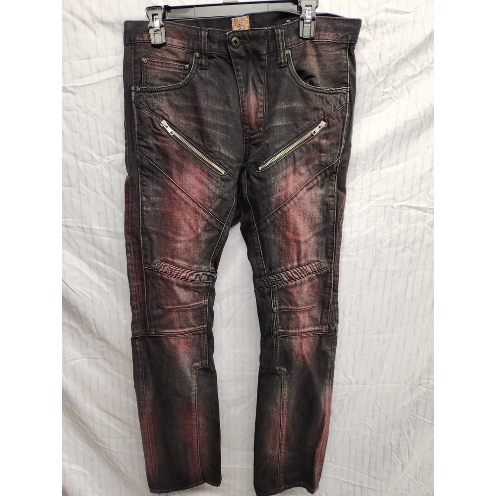 PRPS RED AND BLACK JEANS - 32 X 32 - FREE SHIPPING